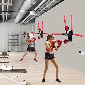 Amazon | リアクションバー付きボクシングマシン 壁取り付け